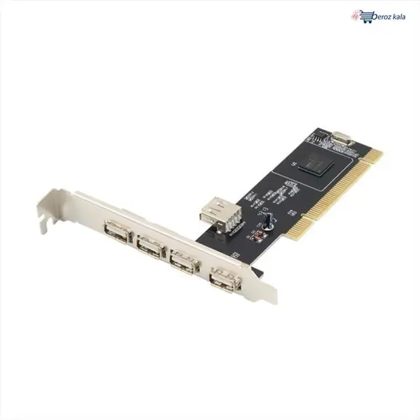 سایر لوازم جانبی کامپیوتر و لپ تاپ کارت 4 پورت USB 2.0 اینترنال رویال royal PCI Expres card - 3