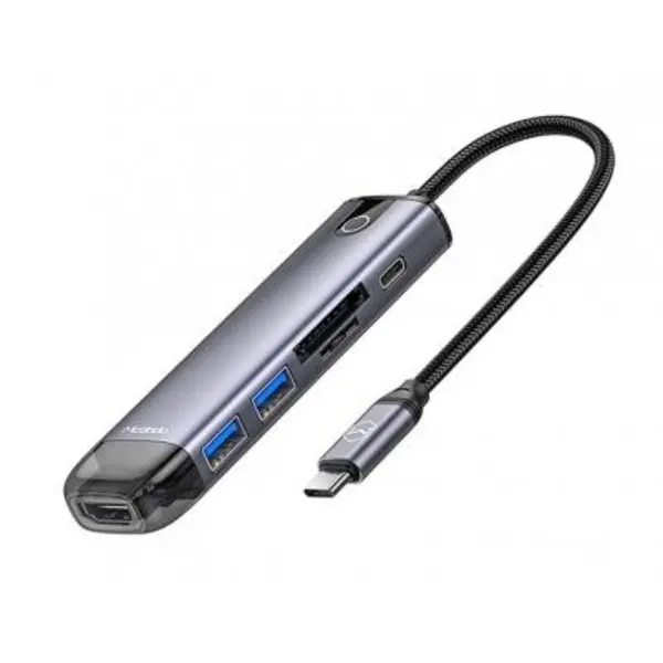 سایر لوازم جانبی کامپیوتر و لپ تاپ هاب شارژر تایپ سی 6 پورت مک دودو Mcdodo HU-7740 6 in 1 USB-C HUB - 2