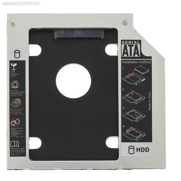 سایر لوازم جانبی کامپیوتر و لپ تاپ براکت هارد اینترنال مدل 9.5 hdd caddy Hdd caddy 9.5 internal hdd bracket - 3