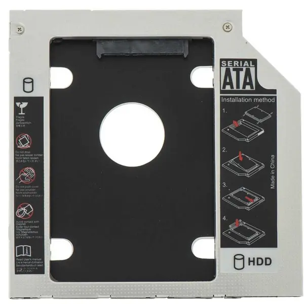 سایر لوازم جانبی کامپیوتر و لپ تاپ براکت هارد اینترنال مدل 9.5 hdd caddy Hdd caddy 9.5 internal hdd bracket - 4