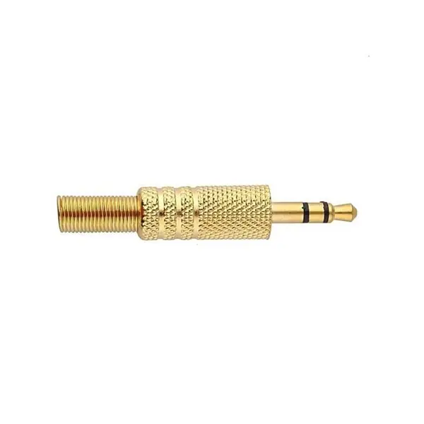 سایر لوازم جانبی کامپیوتر و لپ تاپ فیش نری AUX 3.5mm فلزی طلایی - 2
