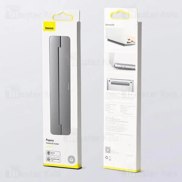 سایر لوازم جانبی کامپیوتر و لپ تاپ استند لپ تاپ بیسوس مدل Baseus Papery Notebook Holder SUZC-0G رنگ نقره ای - 3