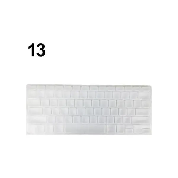 Bluelans Keyboard Soft Case for Apple MacBook Air Pro 13/15/17 inches Cover Protector (Transparent)