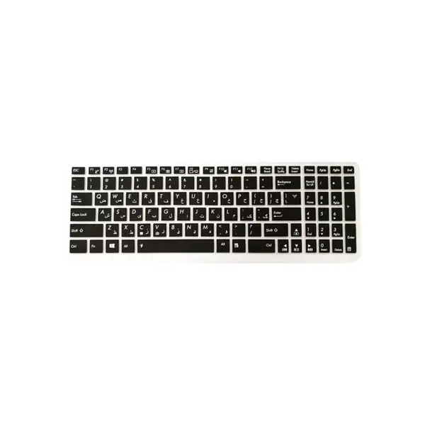 محافظ کیبورد با حروف فارسی مدل Crystal Guard مناسب برای لپ تاپ ایسوس Crystal Guard Keyboard Protector With Persian Lable For Asus Laptop