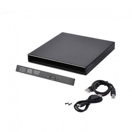 باکس DVD رایتر لپ تاپ USB 3.0 – سایز 9.5mm Sata internal 9.5mm to external DVD converter box