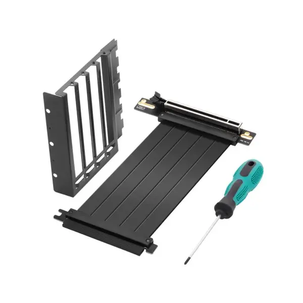 براکت نصب عمودی کارت گرافیک گرین مدل Green Vertical VGA Mounting Kit | PCI-E 4.0 x16 Riser Cable - 2