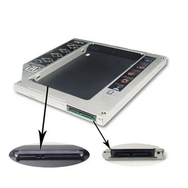 سایر لوازم جانبی کامپیوتر و لپ تاپ تبدیل دی وی دی به هارد HDD CADDY Super Slim 9.5 HDD CADDY 9.5 GOLD - 2