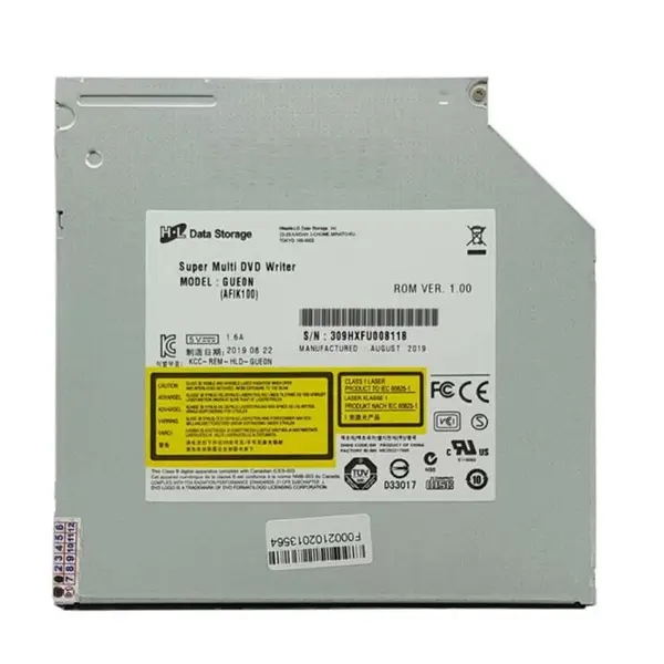 درایو لپ تاپ دی وی دی رایتر H.L Sata Superslim 9.5mm DVD RW Laptop Superslim Sata H and L 9.5mm - 5