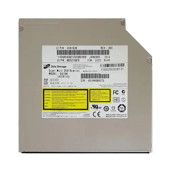 درایو لپ تاپ دی وی دی رایتر H.L Sata Superslim 9.5mm DVD RW Laptop Superslim Sata H and L 9.5mm - 2