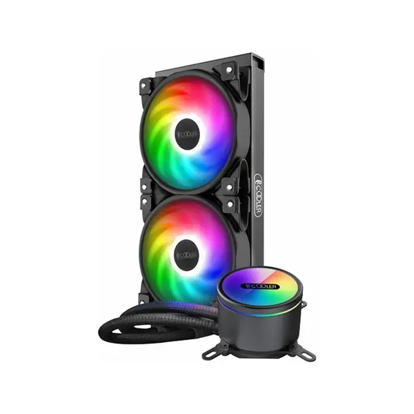 خنک کننده پردازنده پی سی کولر مدل PCcooler GI-CX240 نور پردازی ARGB PCcooler GI-CX240 CPU Air Cooler ARGB - 5