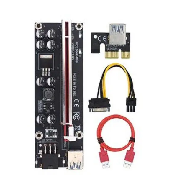 سایر لوازم جانبی کامپیوتر و لپ تاپ رایزر کارت گرافیک تبدیل PCI EXPRESS X1 به X16 مدل V009S-PLUS - 3