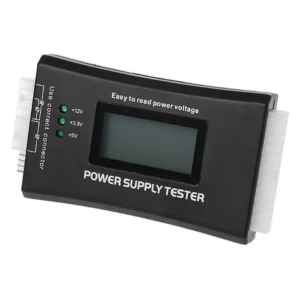 سایر لوازم جانبی کامپیوتر و لپ تاپ تستر پاور دیجیتال PC Power Supply Tester - 4