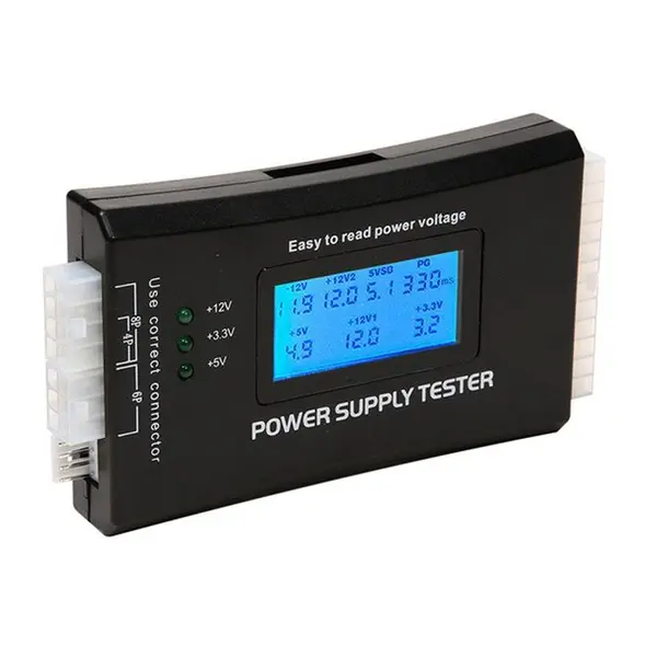 سایر لوازم جانبی کامپیوتر و لپ تاپ تستر پاور دیجیتال PC Power Supply Tester - 3