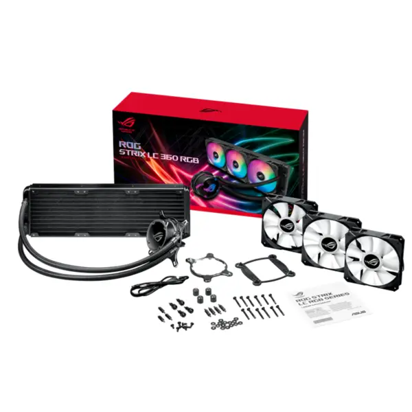 خنک کننده پردازنده ایسوس مدل ROG STRIX LC 360 RGB CPU Cooler: Asus ROG Strix LC 360 RGB - 5