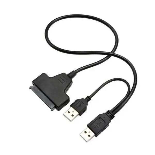 کابل تبدیل SATA به USB هارد 2.5 اینچ (USB 2.0) SATA to USB 2.0 converter suitable for 2.5 and 3.5 inch hard drives