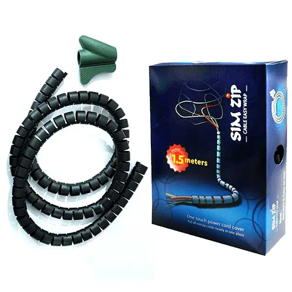 سایر لوازم جانبی کامپیوتر و لپ تاپ سیم جمع کن ۱٫۵ متری ۲۲ میلی متری SIM ZIP SIM ZIP Cable Easy Wrap/22mm/1.5m - 2