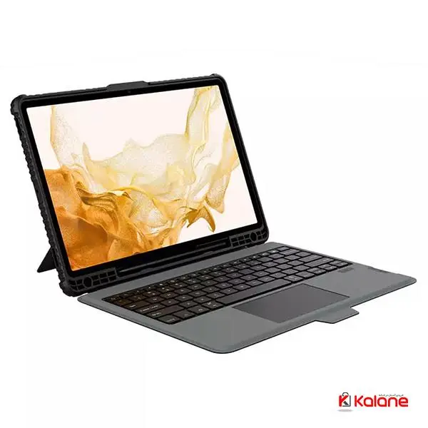 کیف کیبورد دار نیلکین مدل Bumper Combo Keyboard تبلت سامسونگ Galaxy Tab S8 Plus / S7 FE / S7 Plus کیف کیبورد دار نیلکین مدل Bumper Combo Keyboard تبلت سامسونگ Galaxy Tab S8 Plus / S7 FE / S7 Plus
