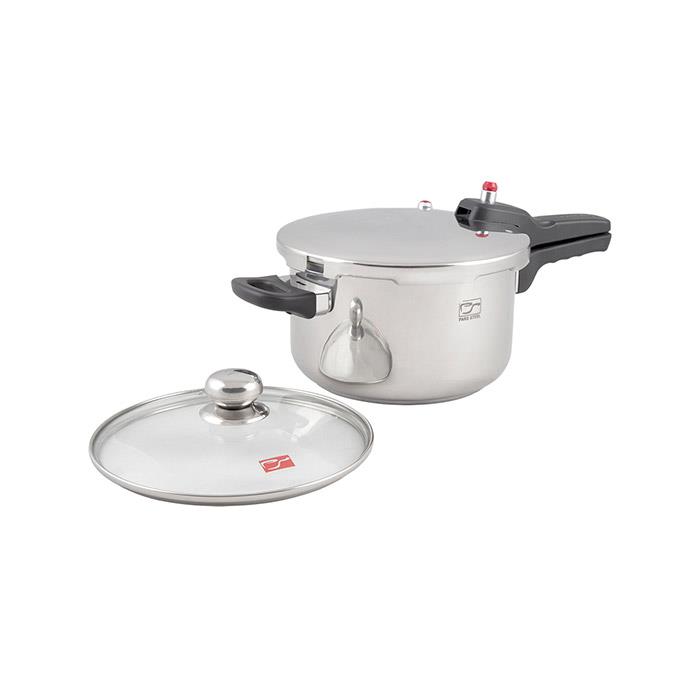 ست زودپز پارس استیل کد 451 گنجایش 4.5 لیتر Pars Steele Pressure Cooker Set liter