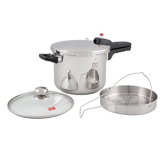 ست زودپز پارس استیل کد 600 گنجایش 6 لیتر Pars Steele 602 Pressure Cooker Set liter