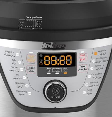 زودپز برقی فلر مدل PC166 Feller Electric Pressure Cooker