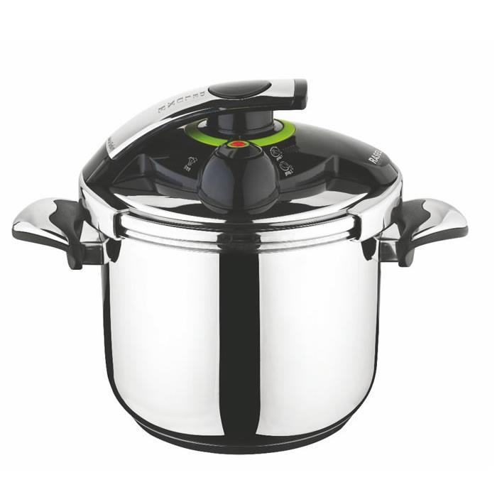 زودپز استیل راسل مدل دلوکس کد R-150 گنجایش 5 لیتر Rasel Delux Pressure Cooker Litre