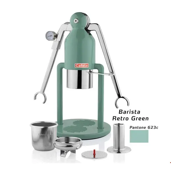 اسپرسو ساز دستی متحرک باریستا barista Cafelat Robotretro green - 2