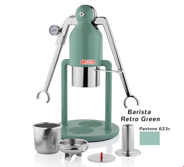 اسپرسو ساز دستی متحرک باریستا barista Cafelat Robot(retro green)