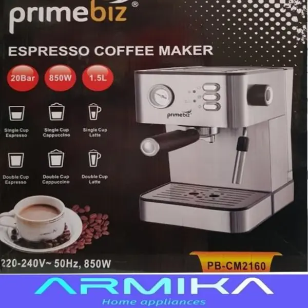 اسپرسوساز پرایم بیز primeBiz مدل PB-CM 2160 اسپرسوساز پرایم بیز primeBiz مدل PB-CM 2160