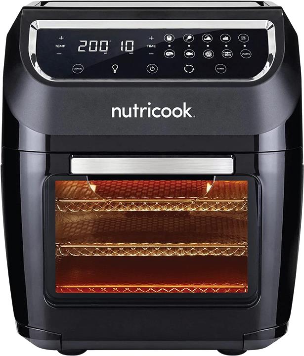 فر سرخ کن Nutricook Air Fryer Oven -وات 1800،صفحه کنترل دیجیتال-یک لمسی 12 لیتر