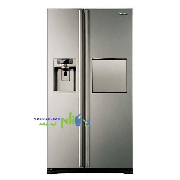 یخچال فریزر ساید بای سامسونگ 28 فوت نقره ای مدل SAMSUNG RSG5FUPN REFRIGERATOR RSG5