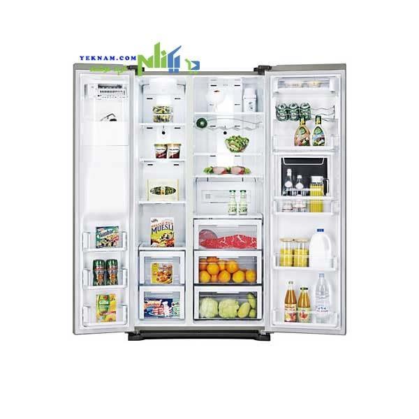 یخچال فریزر ساید بای سامسونگ 28 فوت نقره ای مدل SAMSUNG RSG5FUPN REFRIGERATOR RSG5