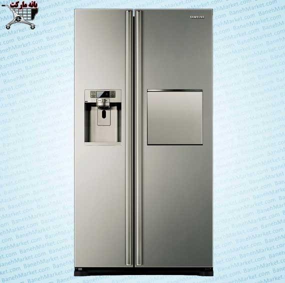 یخچال فریزر ساید بای سامسونگ 28 فوت نقره ای مدل SAMSUNG RSG5FUPN REFRIGERATOR RSG5