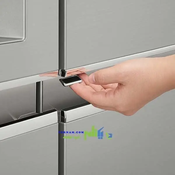 ساید بای نقره ای مدل LG GR-J257CLAV REFRIGERATOR