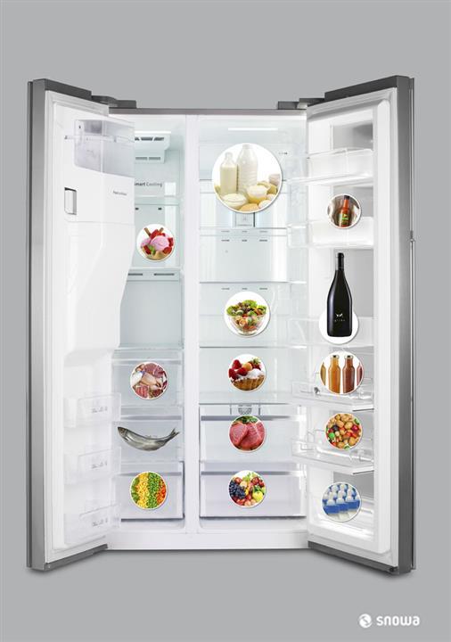 یخچال فریزر ساید بای اسنوا مدل S8-3320 Snowa Gallery SN8-3320 Side By Refrigerator