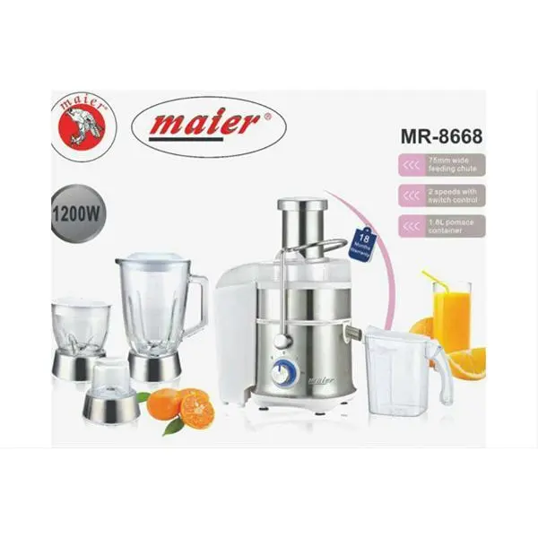 آبمیوه گیری 4 کاره مایر مدل MR-8668