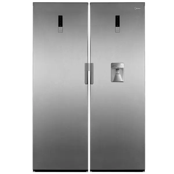 یخچال و فریزر میدیا مدل HS-338FWE-HS-455LWEN Midea Refrigerator