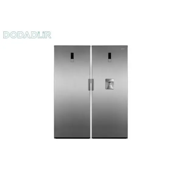 یخچال و فریزر میدیا مدل HS-338FWE-HS-455LWEN Midea Refrigerator