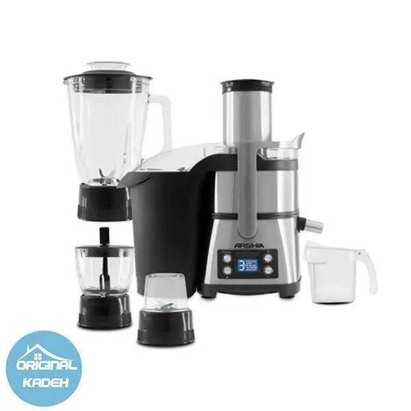 آبمیوه گیری ۴ کاره دیجیتالی عرشیا مدل JE786-2500