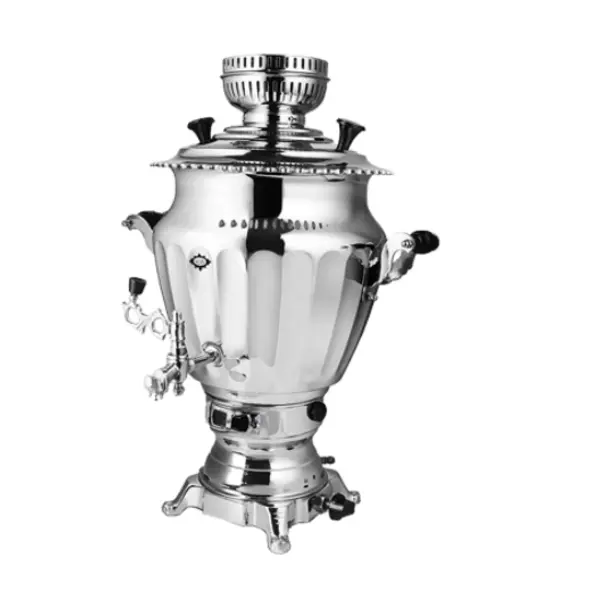سماور گاز سوز عالی نسب مدل نگین سیمین Alinasab Negin simin Gaslight Samovar