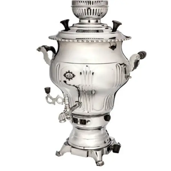 سماور گازسوز عالی نسب مدل نقشینه سیمین Alinassab Naghshineh Simin Gaslight Samovar