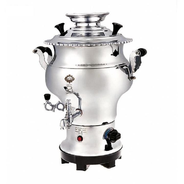 سماور برقی عالی نسب مدل سیلور Alinassab Silver Electric Samovar