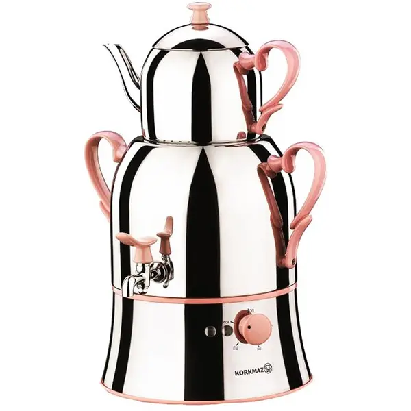 سماور برقی کرکماز مدل Nosta کد 338 Korkmaz Electrical Samovar