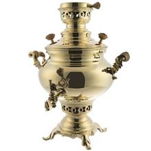 سماور ذغالی زمردیان مدل C-55 ظرفیت 4 لیتر Zomorrodian Gaslight Samovar