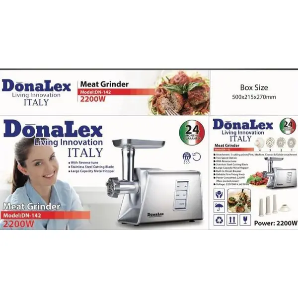 چرخ گوشت استیل دونالکس مدل DN-142