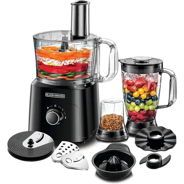 غذاساز 5 کاره بلک اند دکر Black Decker-750W-5-in-1 34 Function Food Processor FX775-B5 - 2