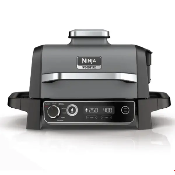 گریل باربیکیو برقی نینجا آمریکا Ninja Woodfire Elektrischer Outdoor Grill Smoker OG701DE