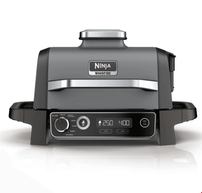 گریل باربیکیو برقی نینجا آمریکا Ninja Woodfire Elektrischer Outdoor Grill Smoker OG701DE