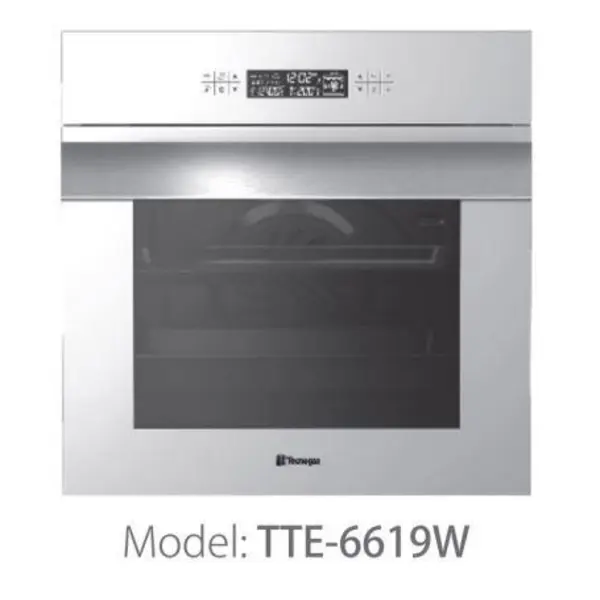 فر توکار TTE-6619W تکنوگاز - 2