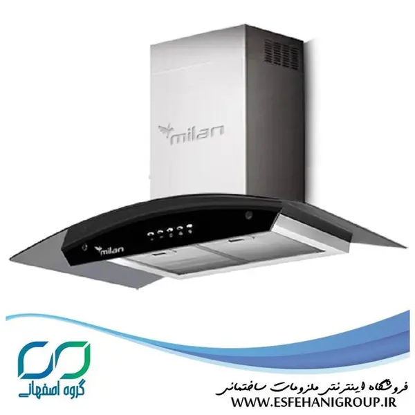 هود شومینه ای میلان مدل ونیز استیل - 2