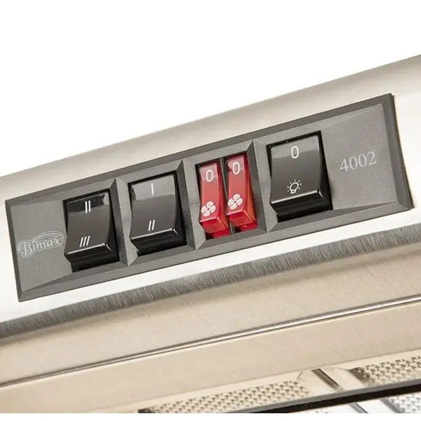 هود بیمکث 4002U سایز 90 استیل Bimax B4002U Under Cabinet Hood Size - 3